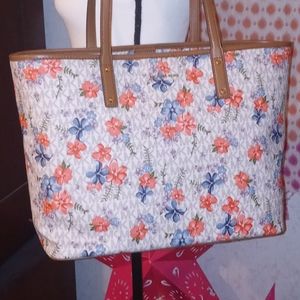 Sold but!NWT Michael Kors Large Floral White tote